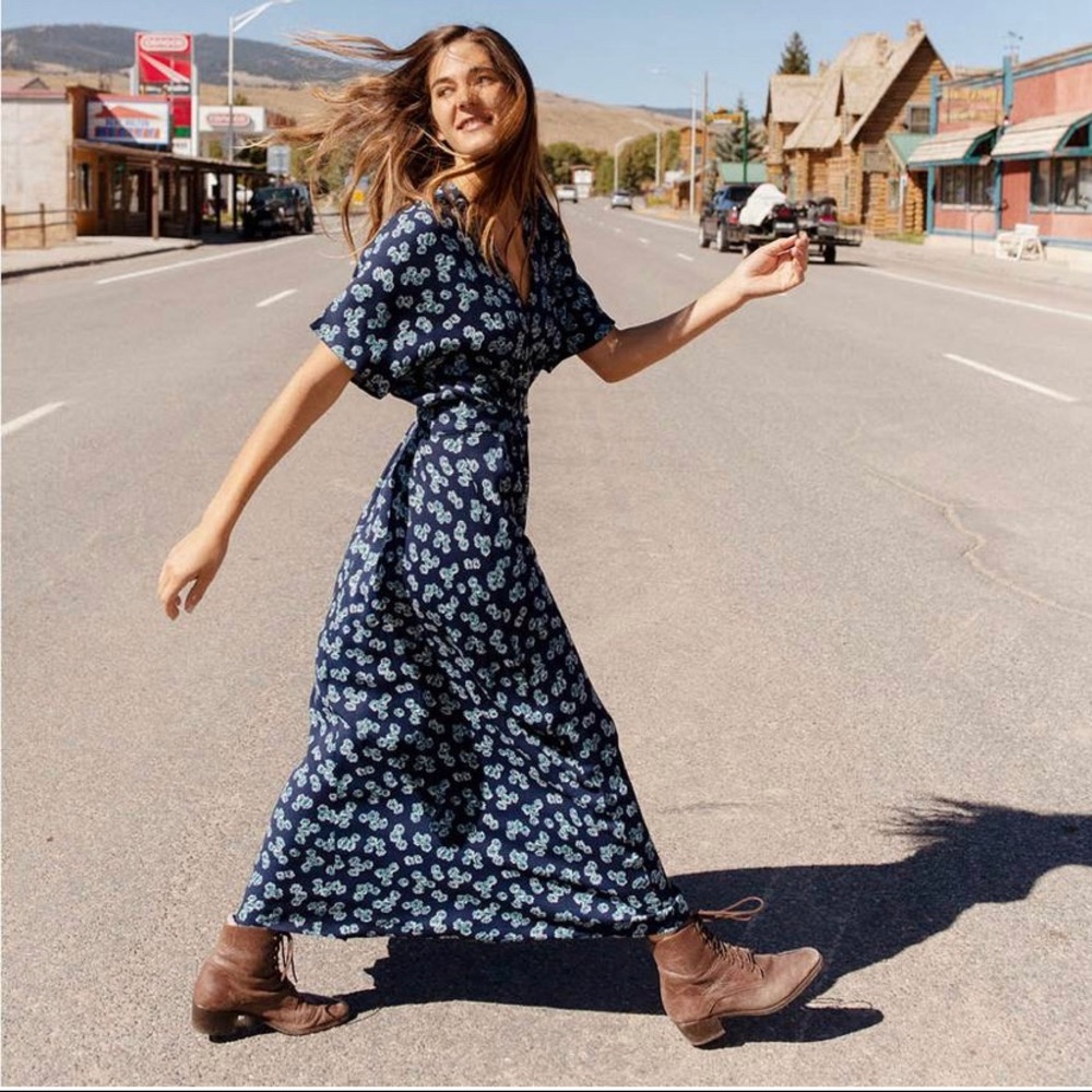 Christy Dawn “Lottie” Dress in Navy